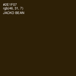 #2E1F07 - Jacko Bean Color Image